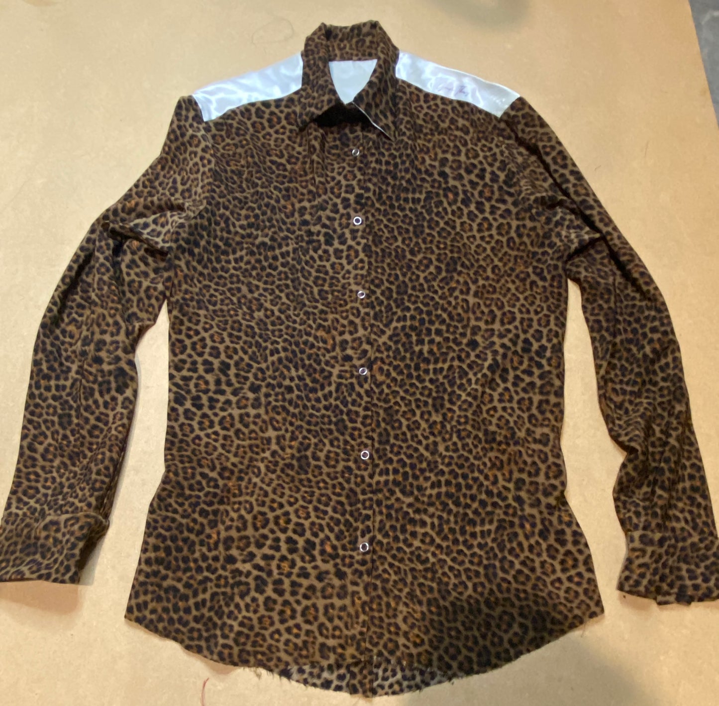 Leopard Button Up